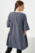 Image 6 of Summer linen dress has deep side pockets and short sleeves Silva from Baltic Linen